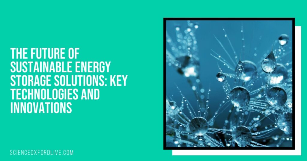 The Future of Sustainable Energy Storage Solutions: Key Technologies and Innovations